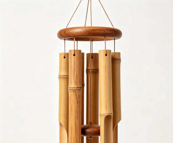 Forest Bamboo Rhyme Wind Chime | Natural Wood Design